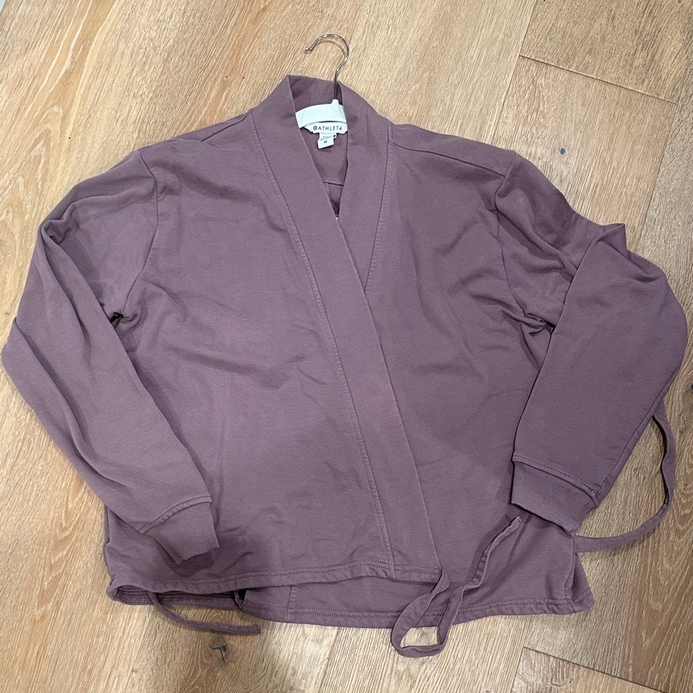 Athleta Mauve Cardigan